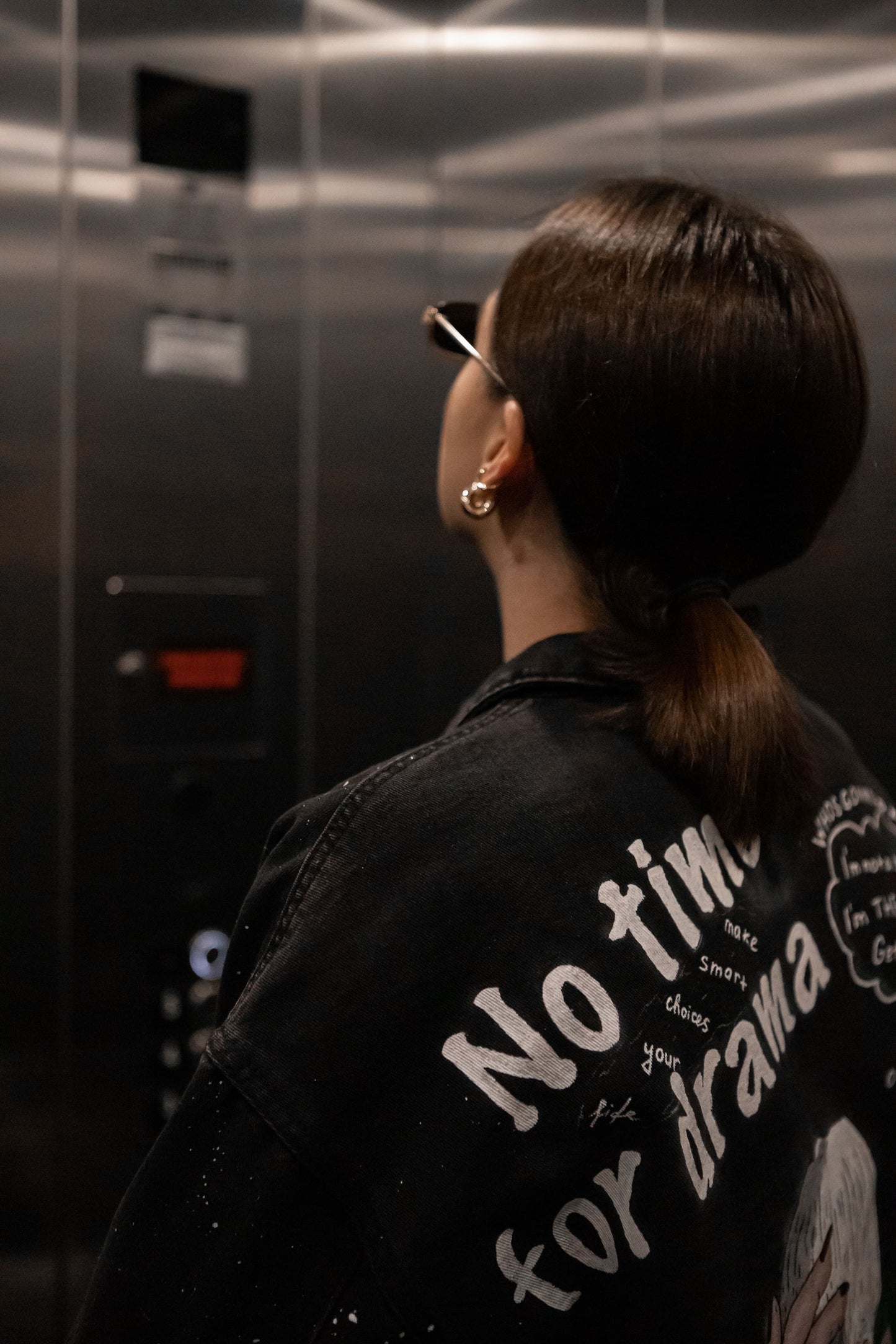 DENIM JACKET "NO DRAMA"