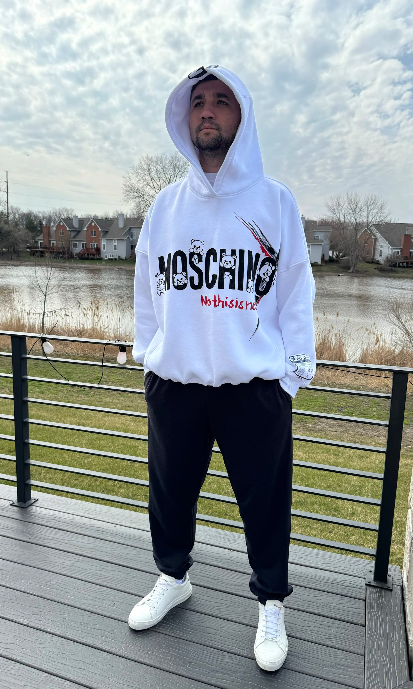 HAND PAINTED TRACK SUIT "MO$INO"
