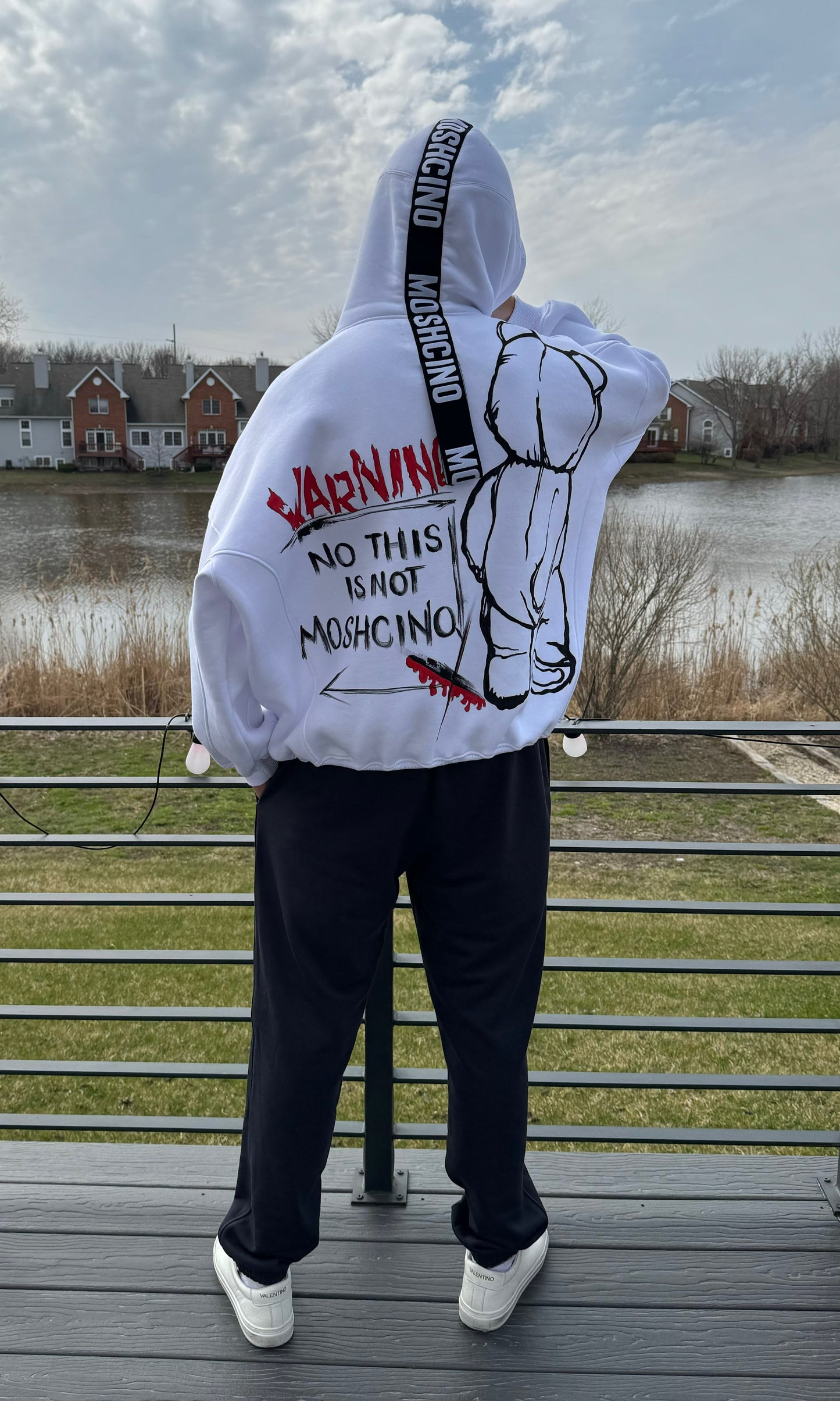 HAND PAINTED TRACK SUIT "MO$INO"