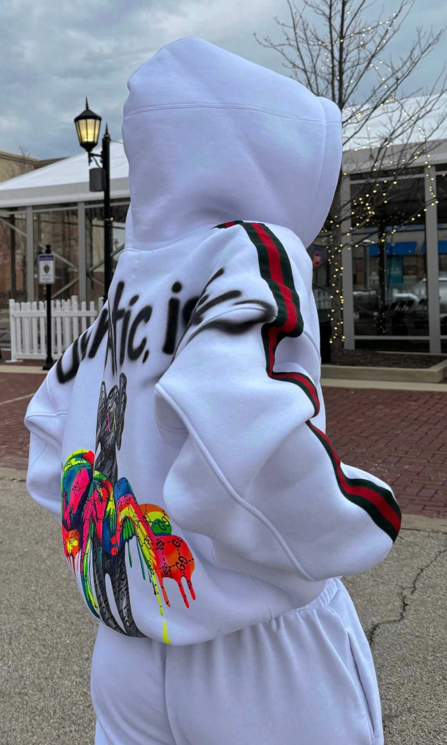 HAND PAINTED TRACK SUIT "DRAMATIC"