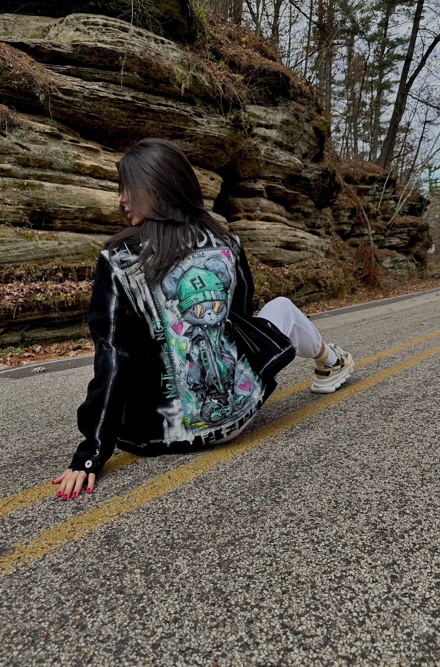 DENIM JACKET "FENDI PISA"