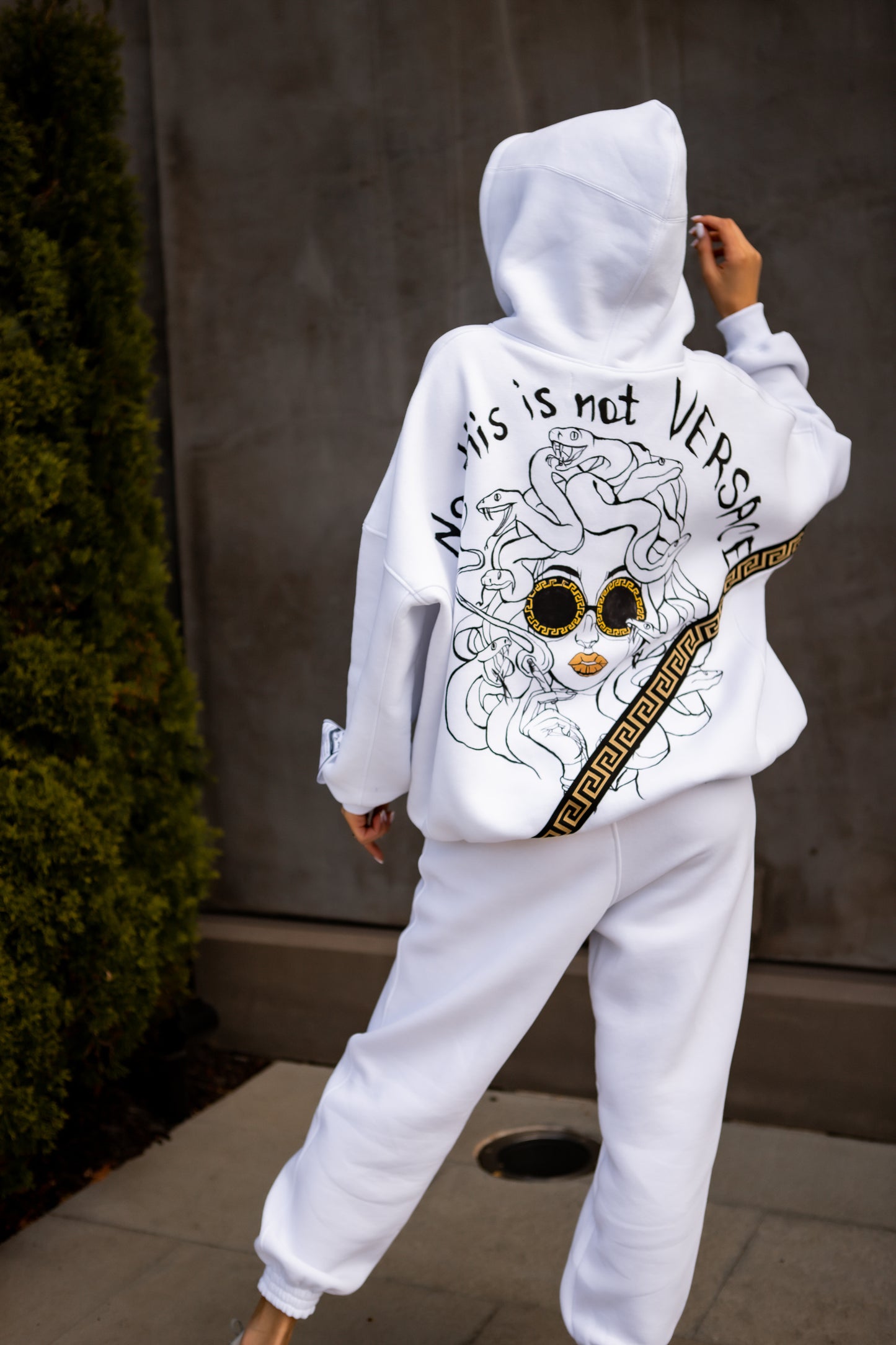 HAND PAINTED TRACK SUIT "GORGONA"