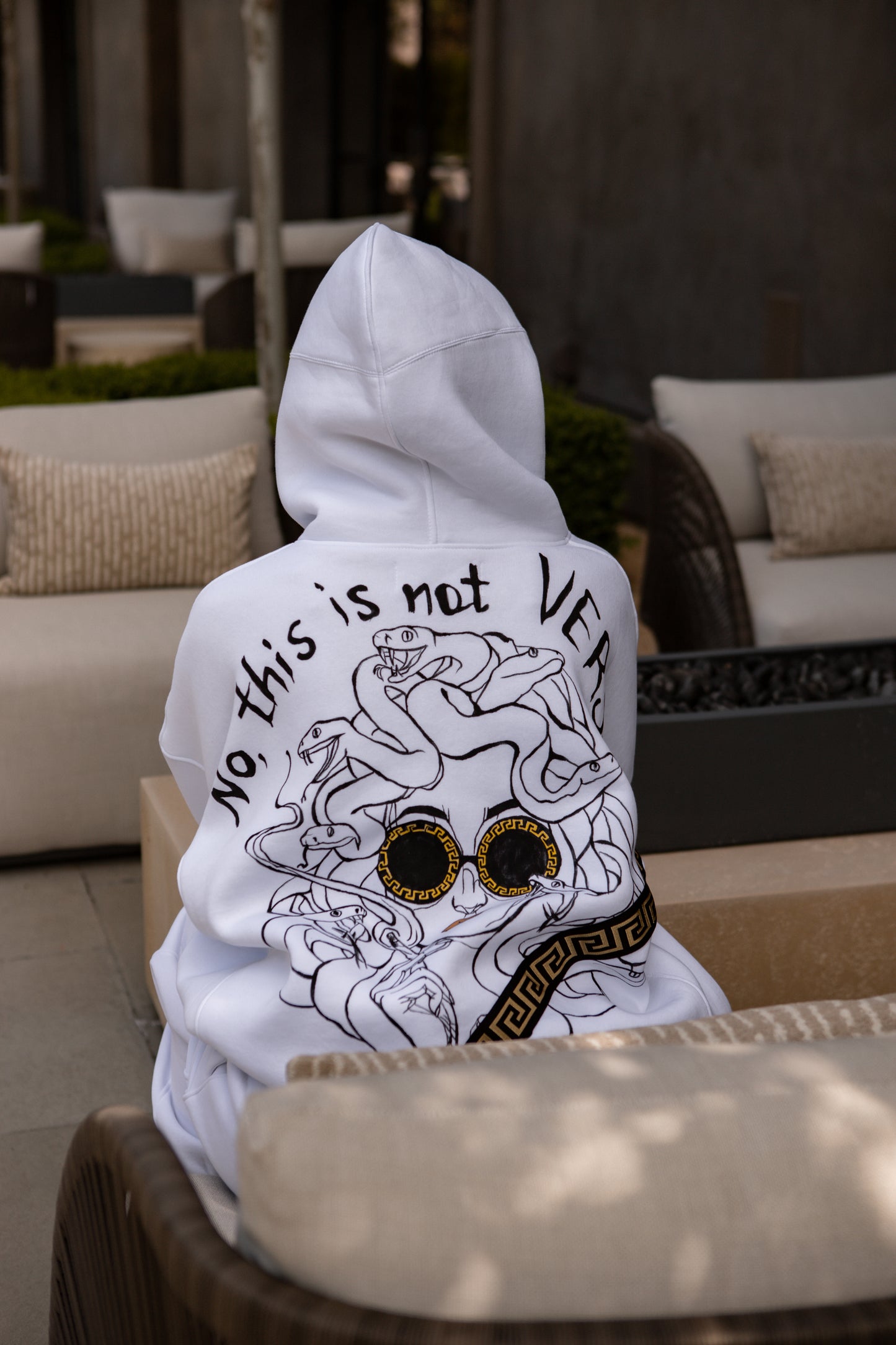 HAND PAINTED TRACK SUIT "GORGONA"