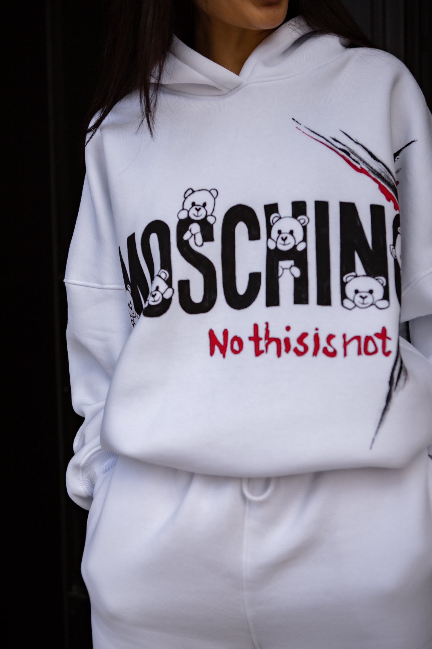 HAND PAINTED TRACK SUIT "MO$INO"