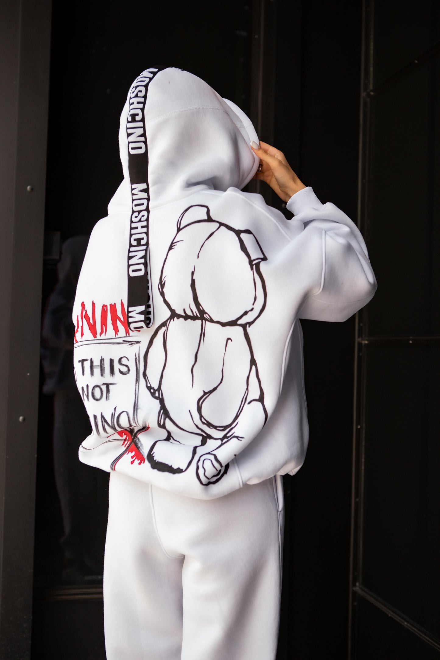 HAND PAINTED TRACK SUIT "MO$INO"