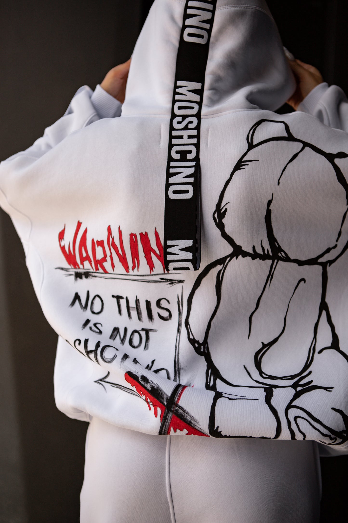 HAND PAINTED TRACK SUIT "MO$INO"