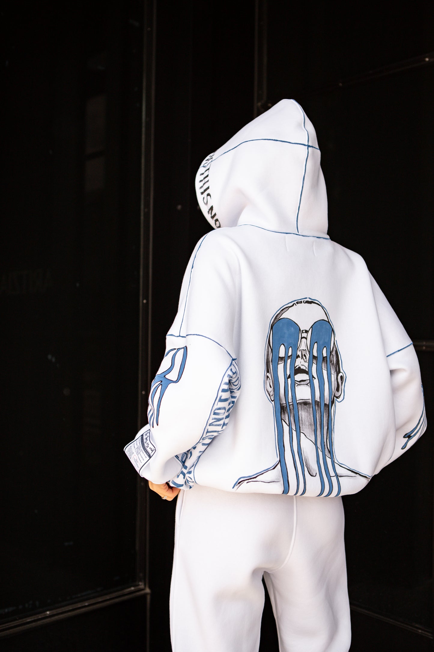 HAND PAINTED TRACK SUIT "NO THIS IS NOT D1OR"