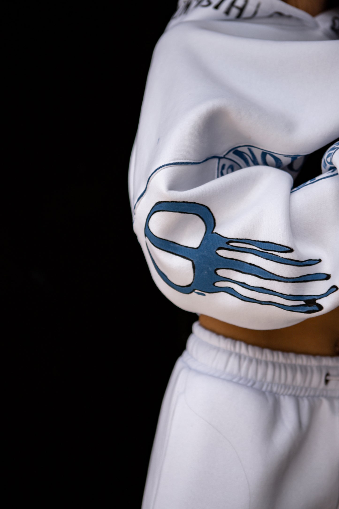 HAND PAINTED TRACK SUIT "NO THIS IS NOT D1OR"