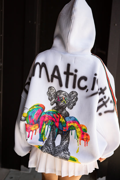 HAND PAINTED TRACK SUIT "DRAMATIC"
